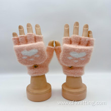 hot sale winter flip gloves for girls